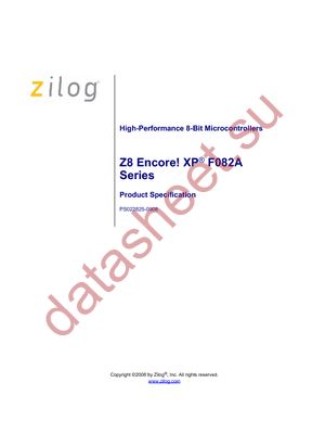 Z8F042AHJ020EC datasheet  