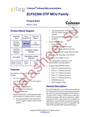 ZLP32300H2008G datasheet  